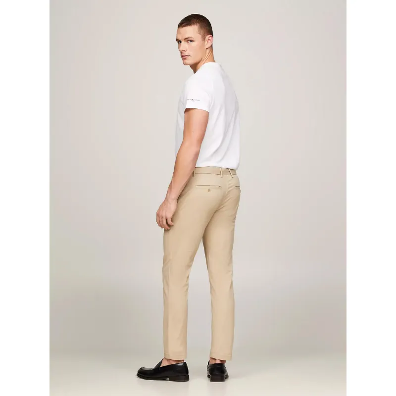 Pantalon chino bleecker 1985 beige homme - Tommy Hilfiger | wimod