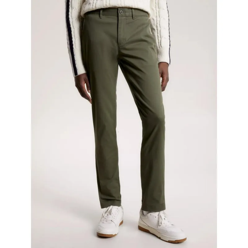 Pantalon chino bleecker kaki homme - Tommy Hilfiger | wimod