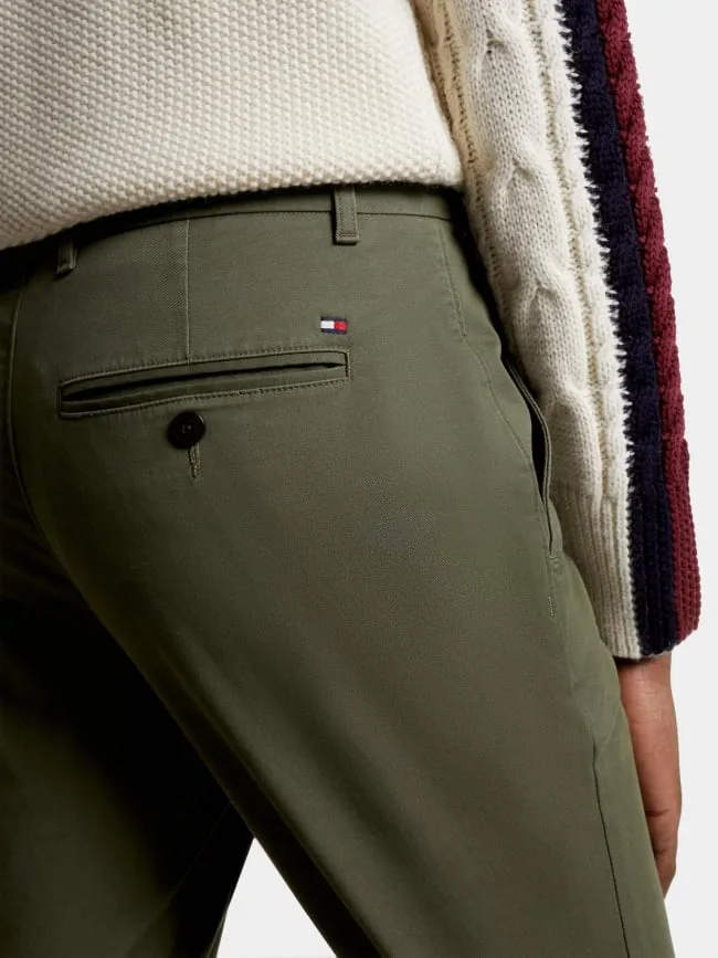 Pantalon chino bleecker kaki homme - Tommy Hilfiger | wimod