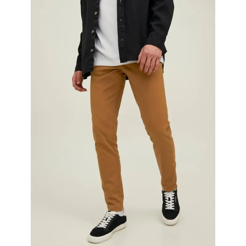 Pantalon chino slim marco bowie marron homme - Jack & Jones | wimod