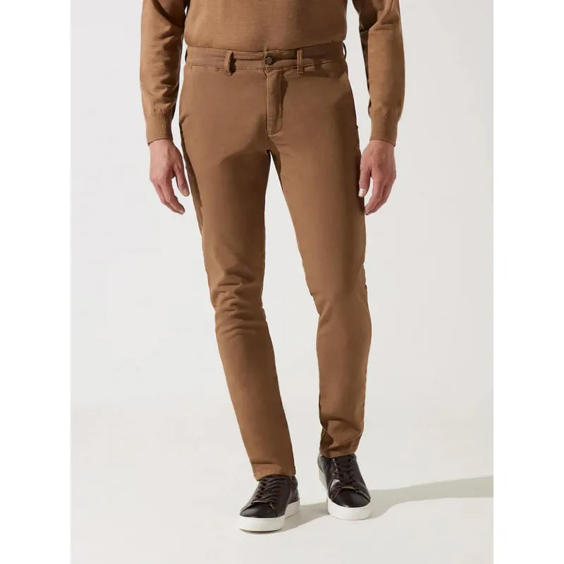 Pantalon chino slim verfait marron homme - Izac | wimod