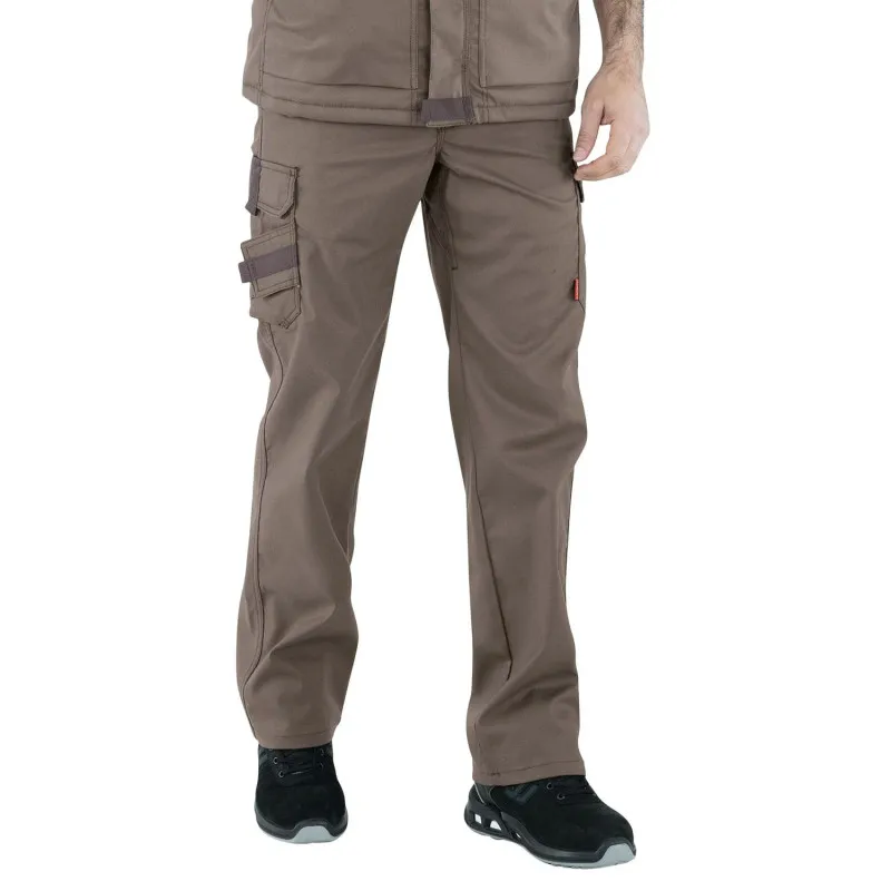 Pantalon de travail CHINOOK sans poches genoux Lafont Collection STONE