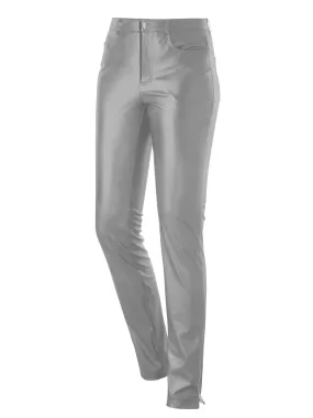 Pantalon en synthétique légèrement brillant