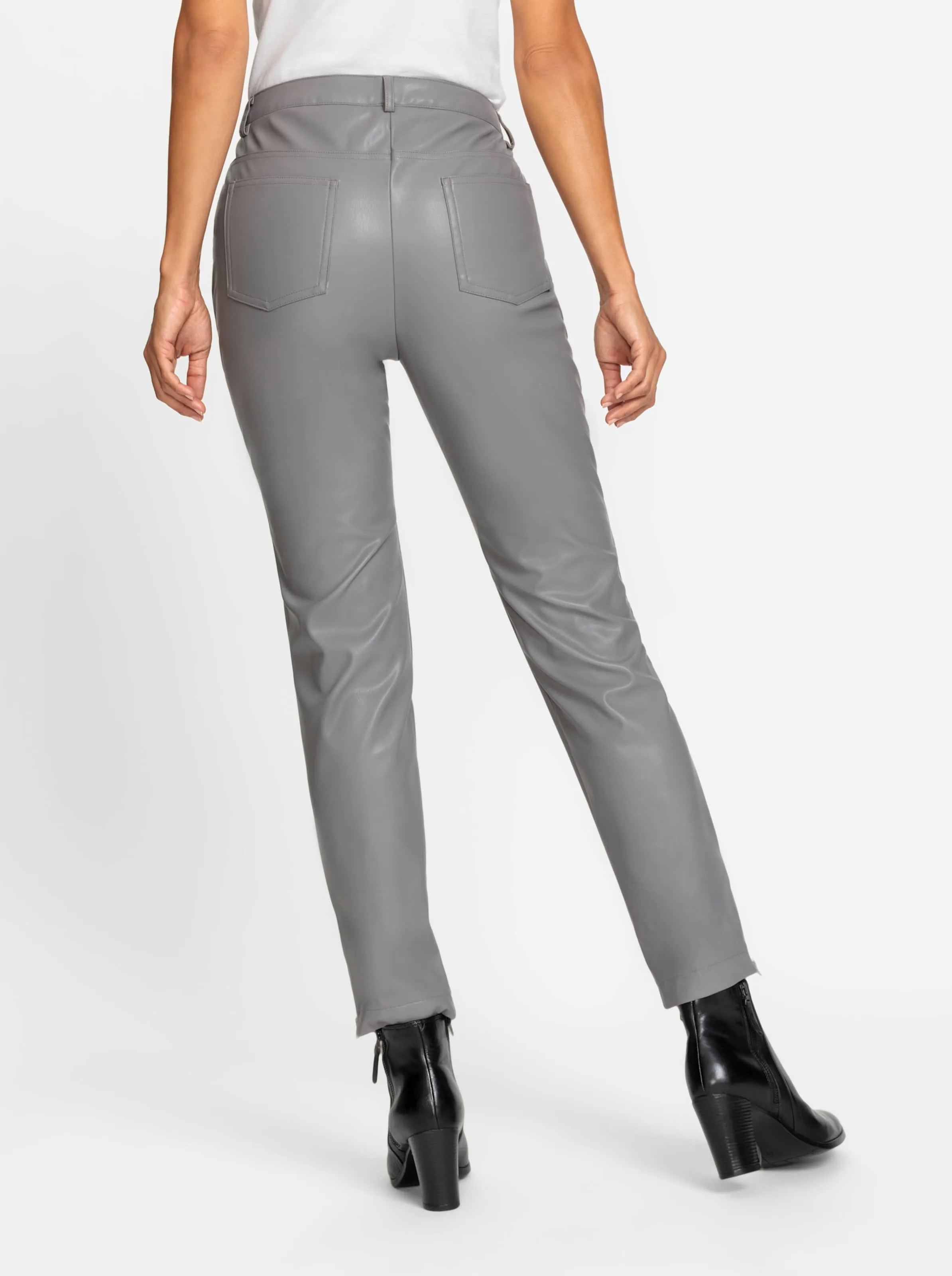 Pantalon en synthétique légèrement brillant