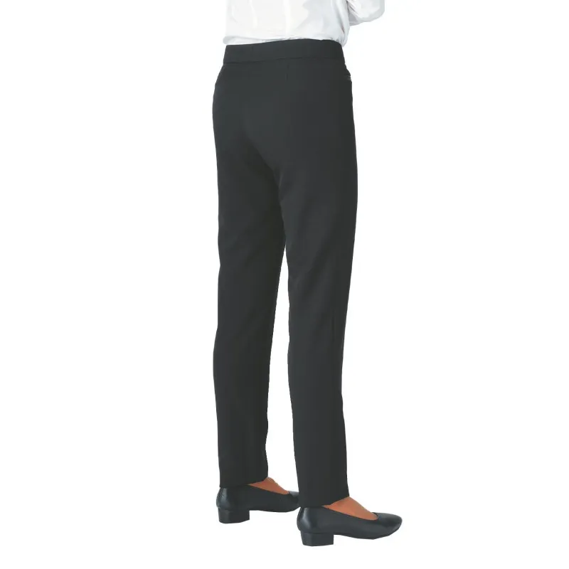 Pantalon noir serveuse slim Robur | Tenues de service restauration