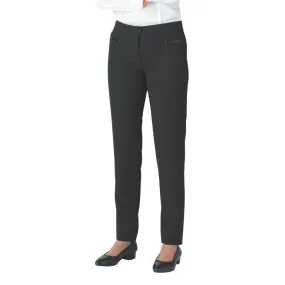 Pantalon noir serveuse slim Robur | Tenues de service restauration