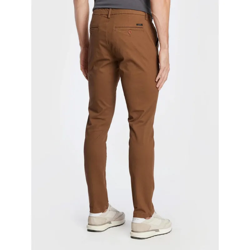 Pantalon regular fit multiflex marron homme - Blend | wimod