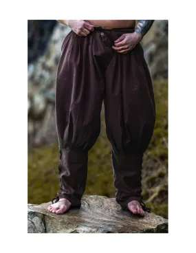 Pantalon viking en coton normand, marron ⚔️ Boutique Épées