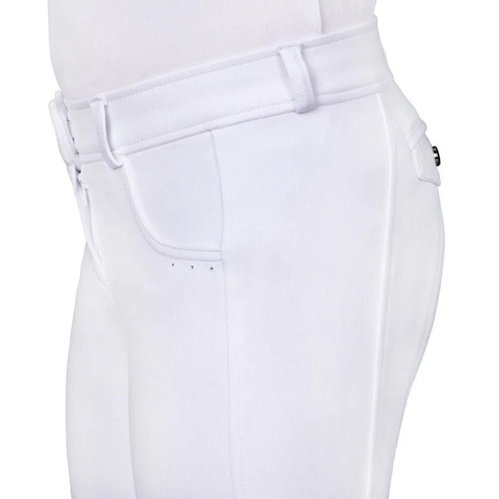 Pantalon équitation fille QHP Kae basanes grip