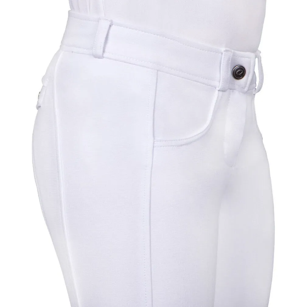 Pantalon équitation fille QHP Kae basanes grip