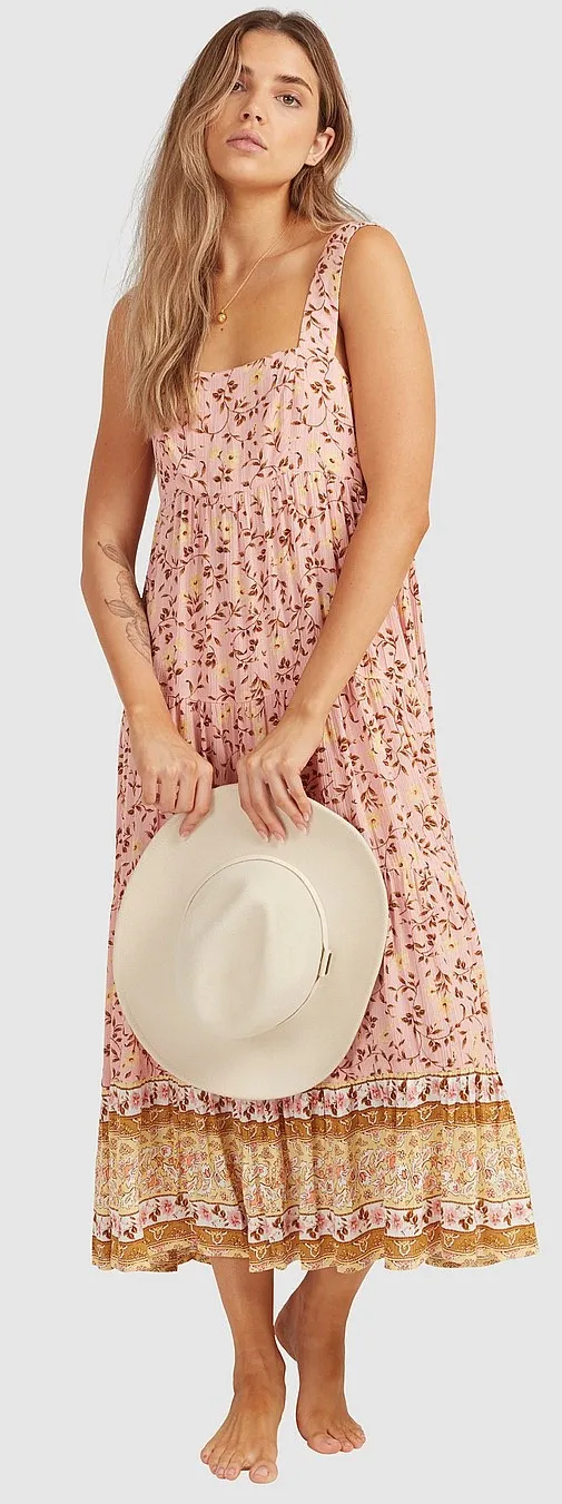 robe Billabong Shine On Midi - Pink - women´s