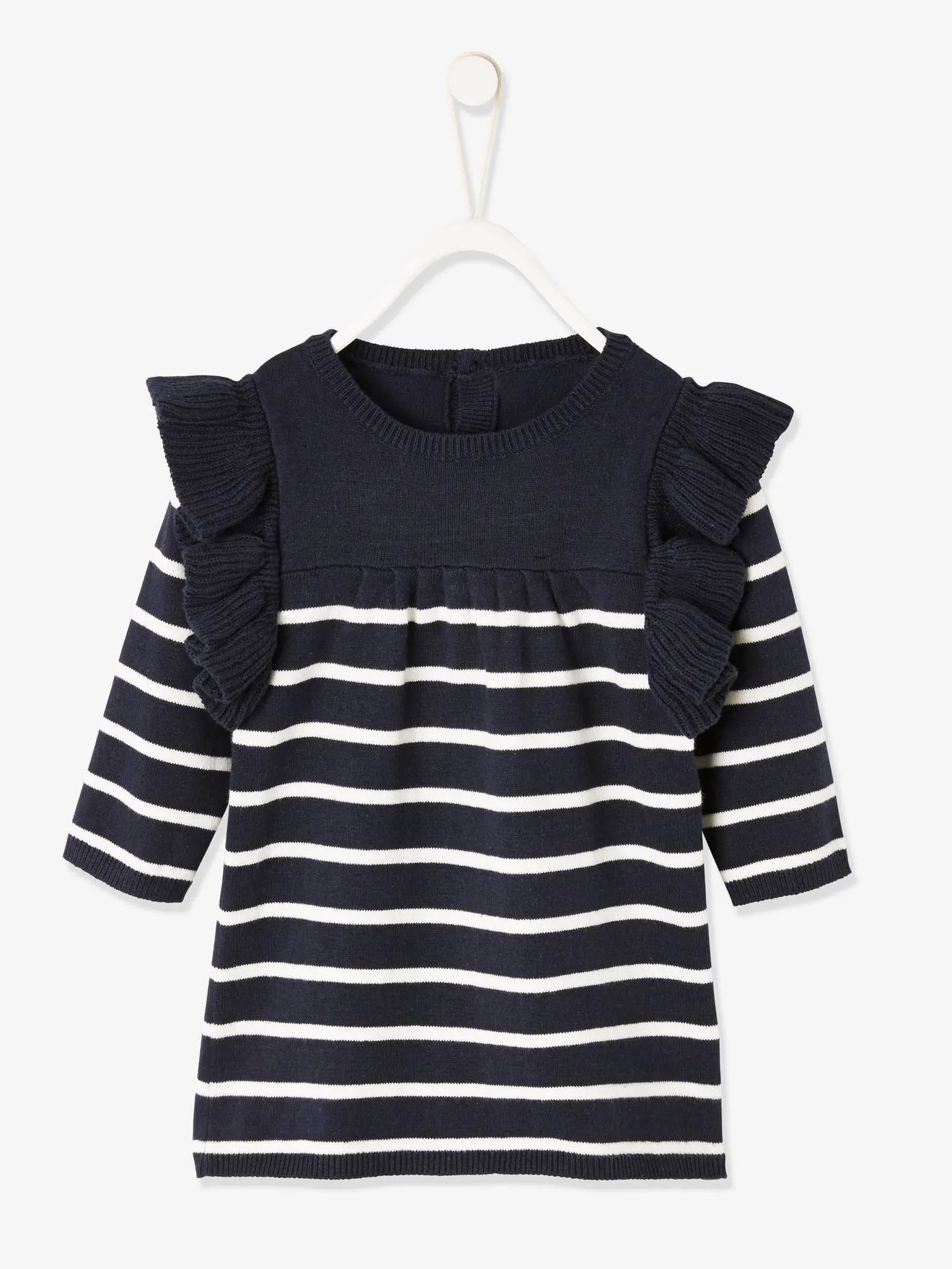 Robe marinière bébé fille encre rayé - Vertbaudet