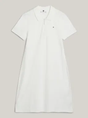 Robe polo moulante 1985 Collection Adaptive | Blanc | Tommy Hilfiger