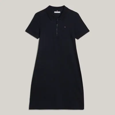 Robe polo moulante 1985 Collection Adaptive | Blanc | Tommy Hilfiger