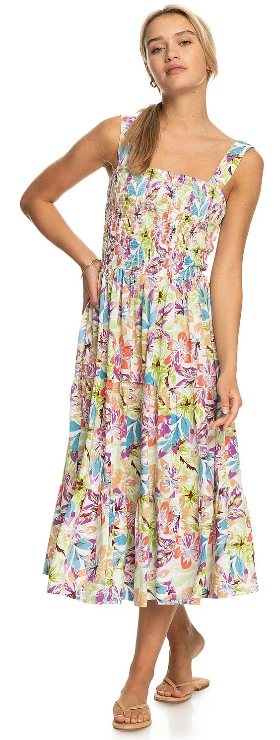 robe Roxy Honeymoon Avenue Printed - WBB8/Snow White Pualani Combo - women´s