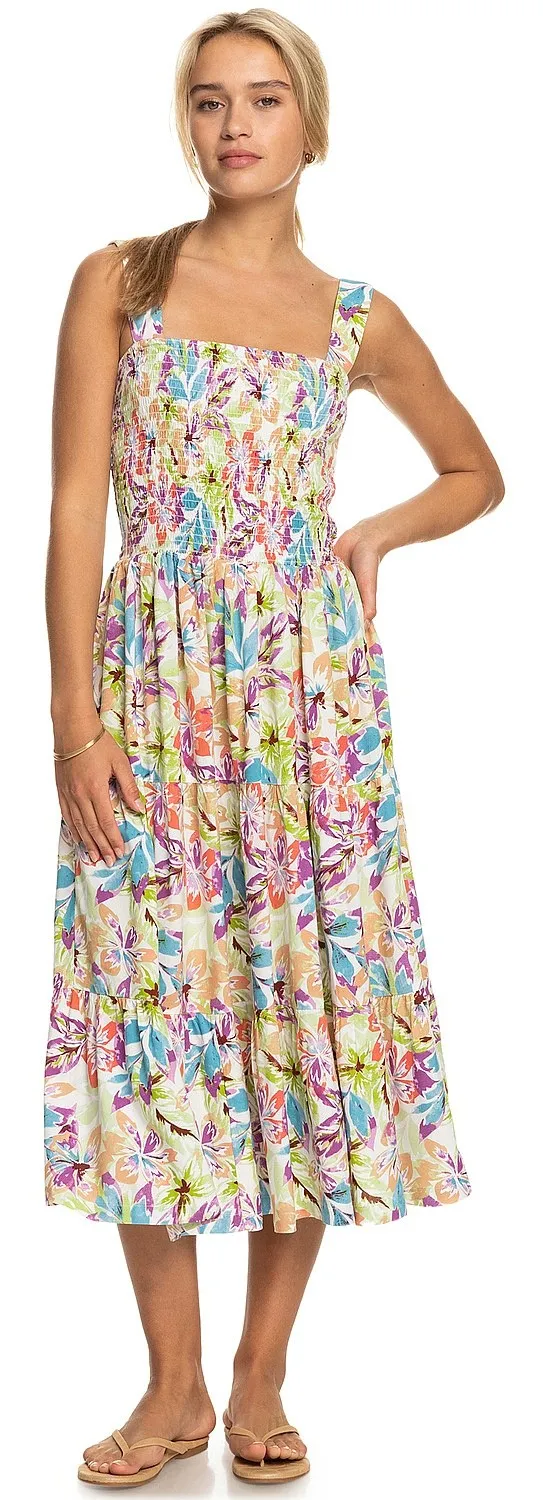 robe Roxy Honeymoon Avenue Printed - WBB8/Snow White Pualani Combo - women´s