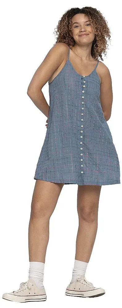 robe Santa Cruz Sundance Skater - Blue Check - women´s