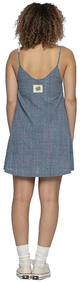 robe Santa Cruz Sundance Skater - Blue Check - women´s