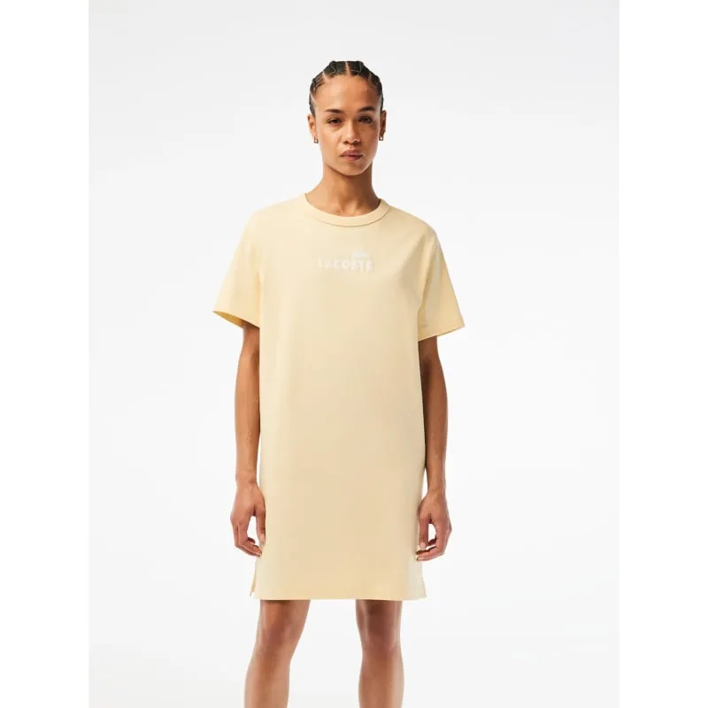 Robe t-shirt summer pack jaune femme - Lacoste | wimod