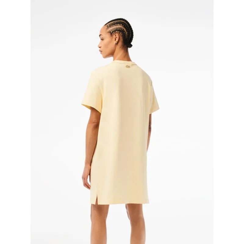 Robe t-shirt summer pack jaune femme - Lacoste | wimod