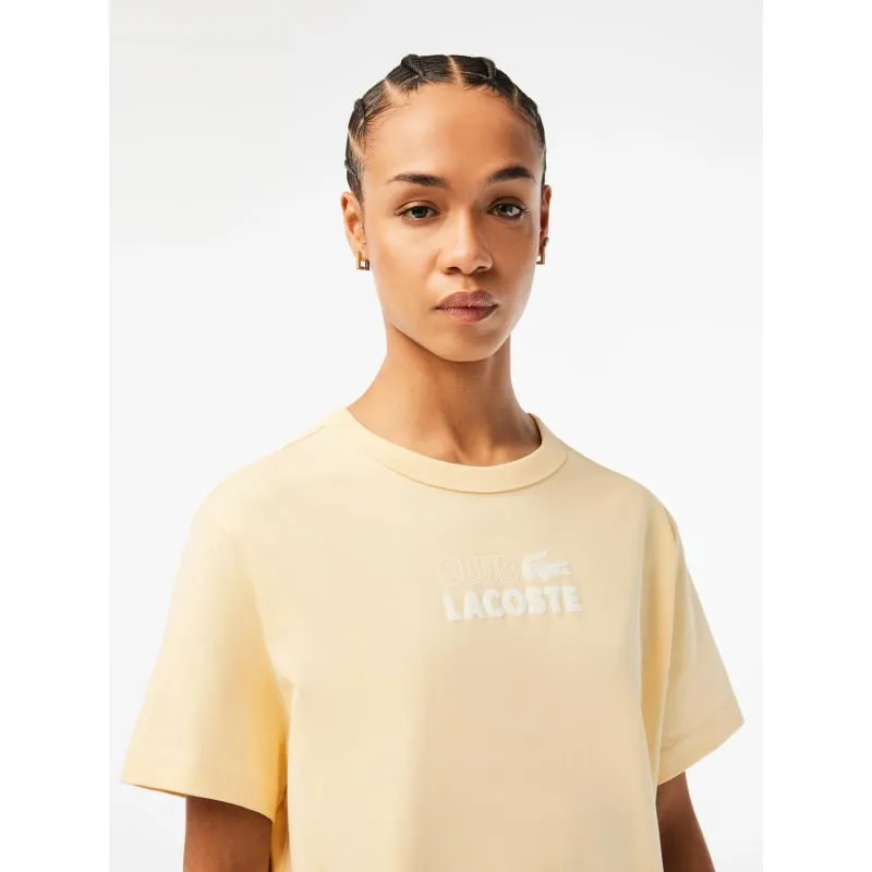 Robe t-shirt summer pack jaune femme - Lacoste | wimod