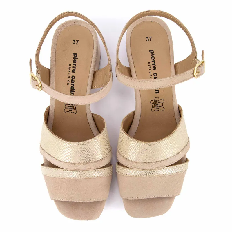 Sandale nude elacar - ss22 - 16 t36-41 Femme PIERRE CARDIN à prix