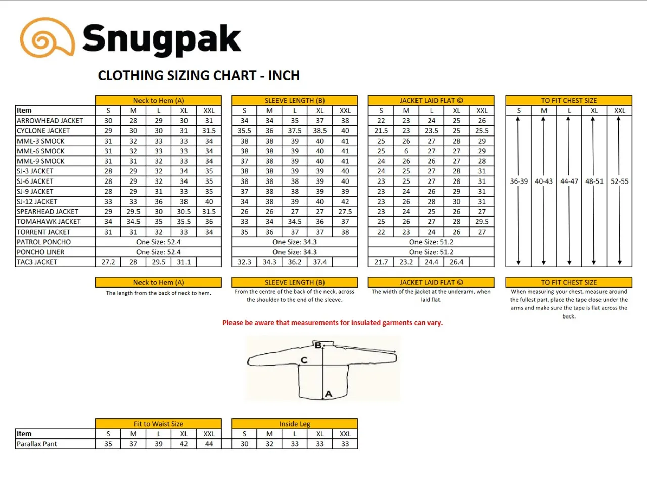 Snugpak Torrent Waterproof Jacket Insulated