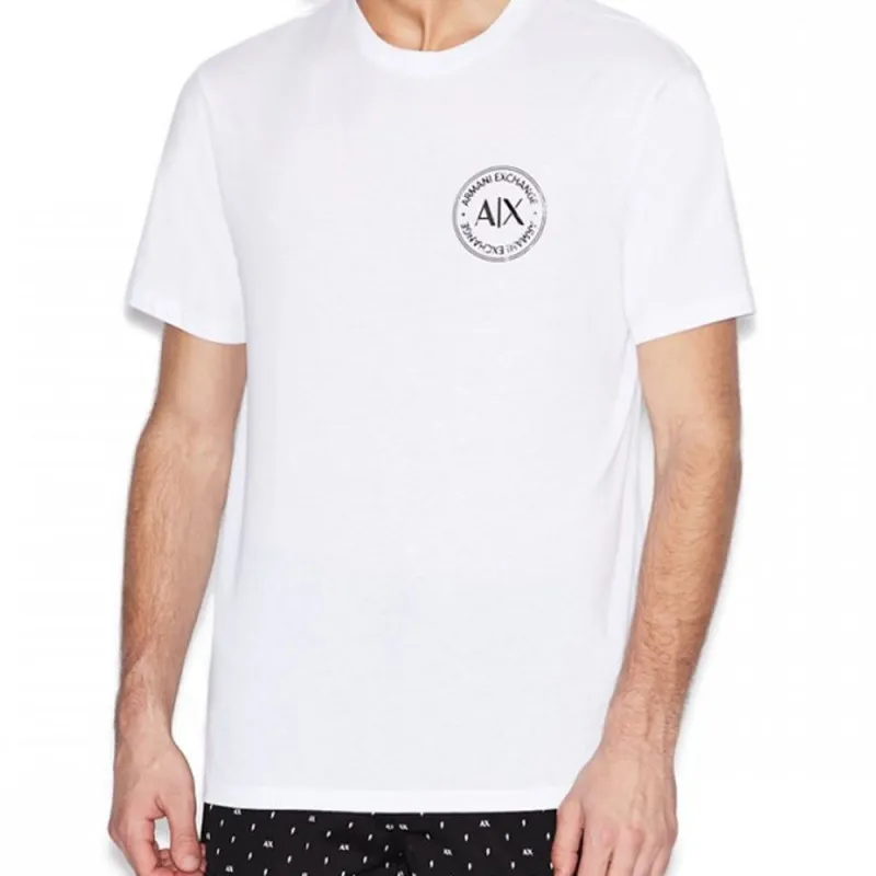 T-shirt blanc Armani Exchange logo