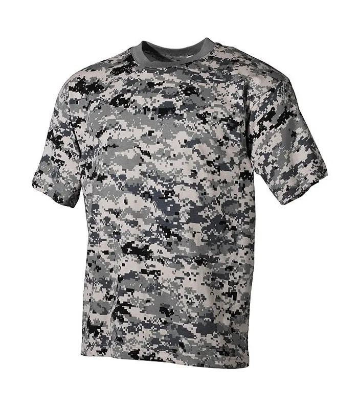 T-shirt Camouflage Digital Urbain US militaire