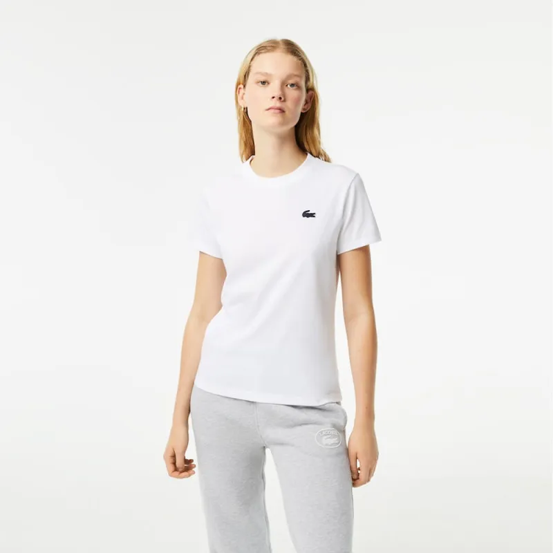 T-SHIRT FEMME LACOSTE SPORT BLANC