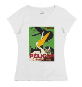 T-shirt Femme Pelican Cigarettes - Manches Courtes | Grafitee