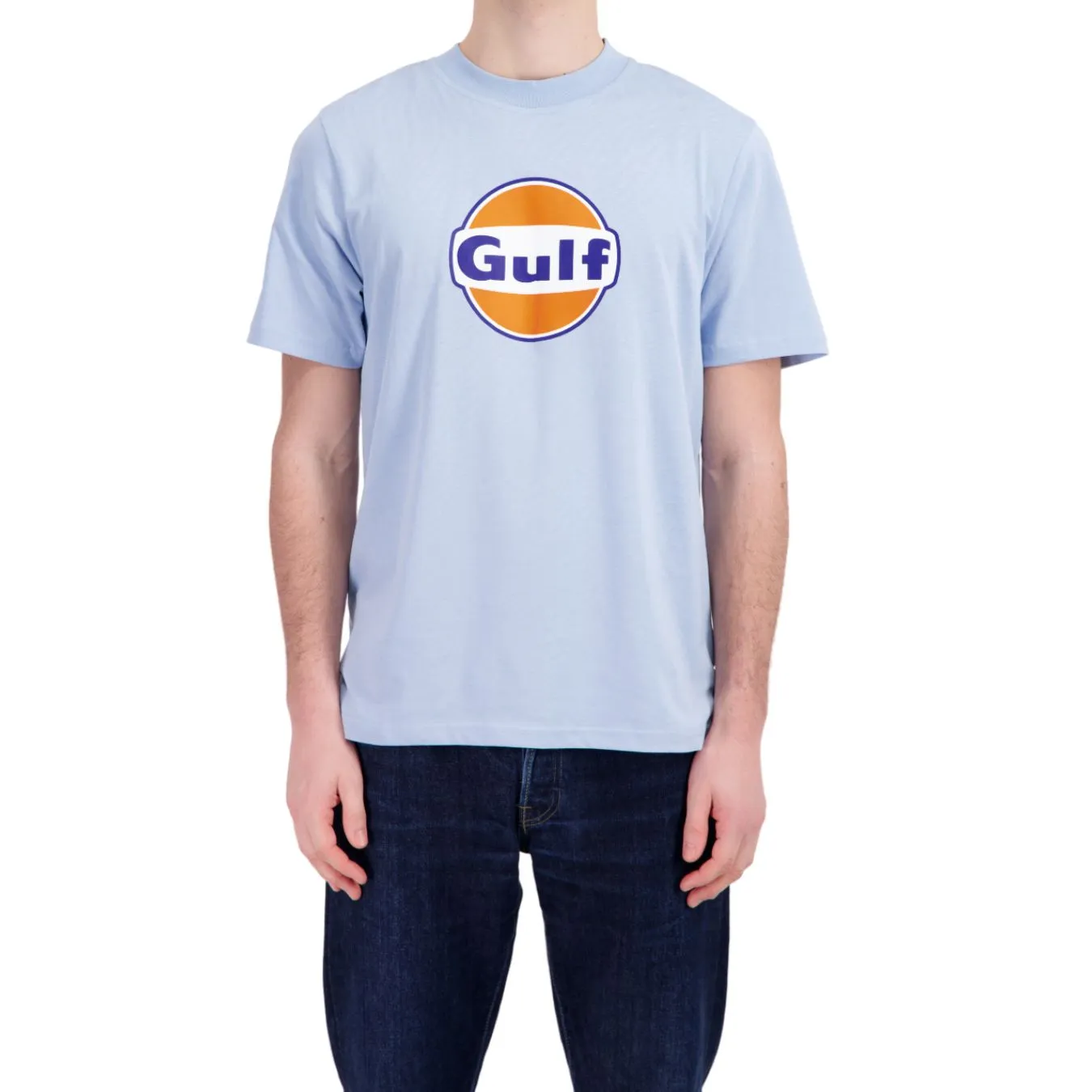 T-shirt GULF Logo Bleu pour homme GUF24_TSH_LOB