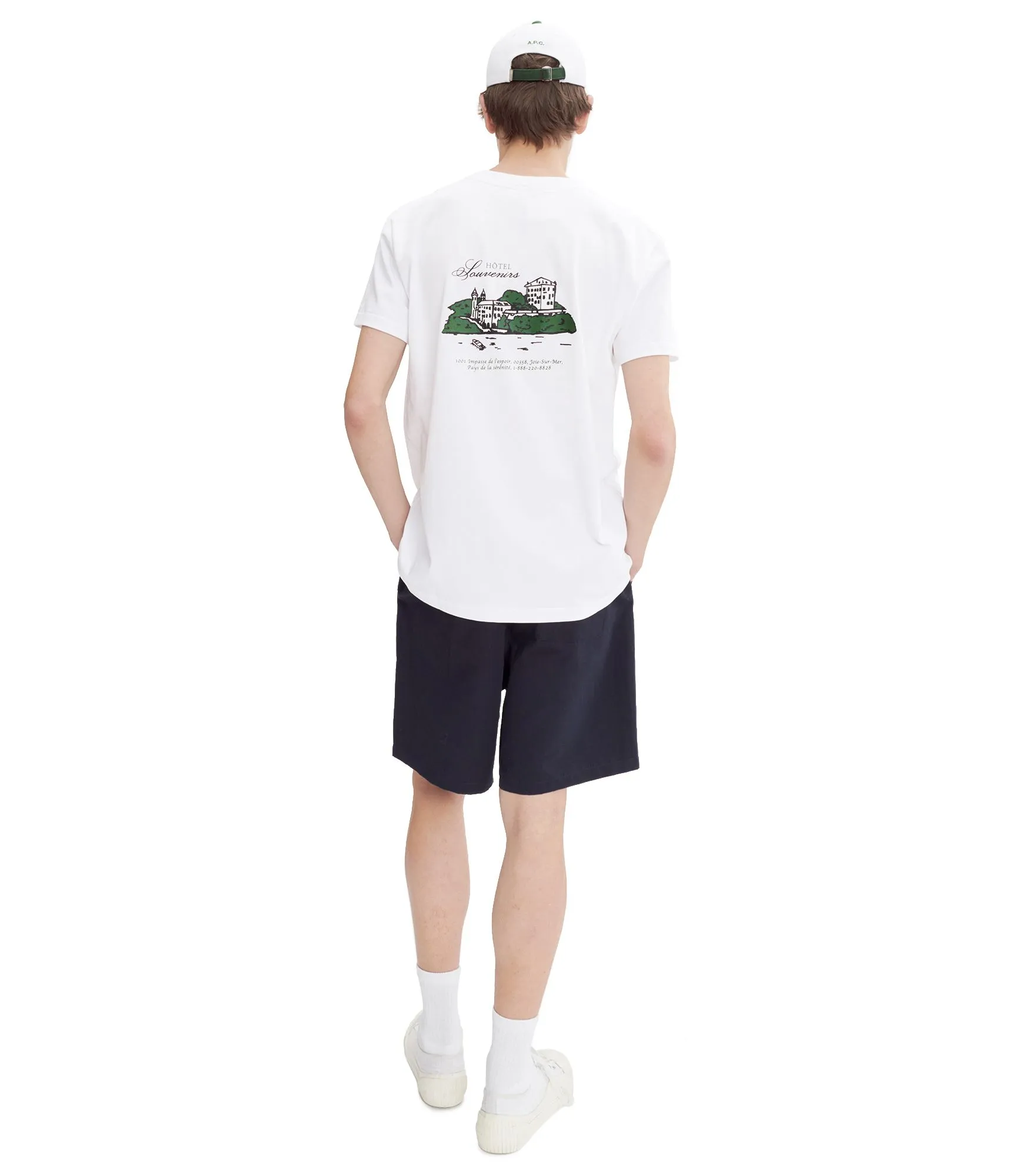 T-Shirt Hôtel JJJJound Blanc | A.P.C.