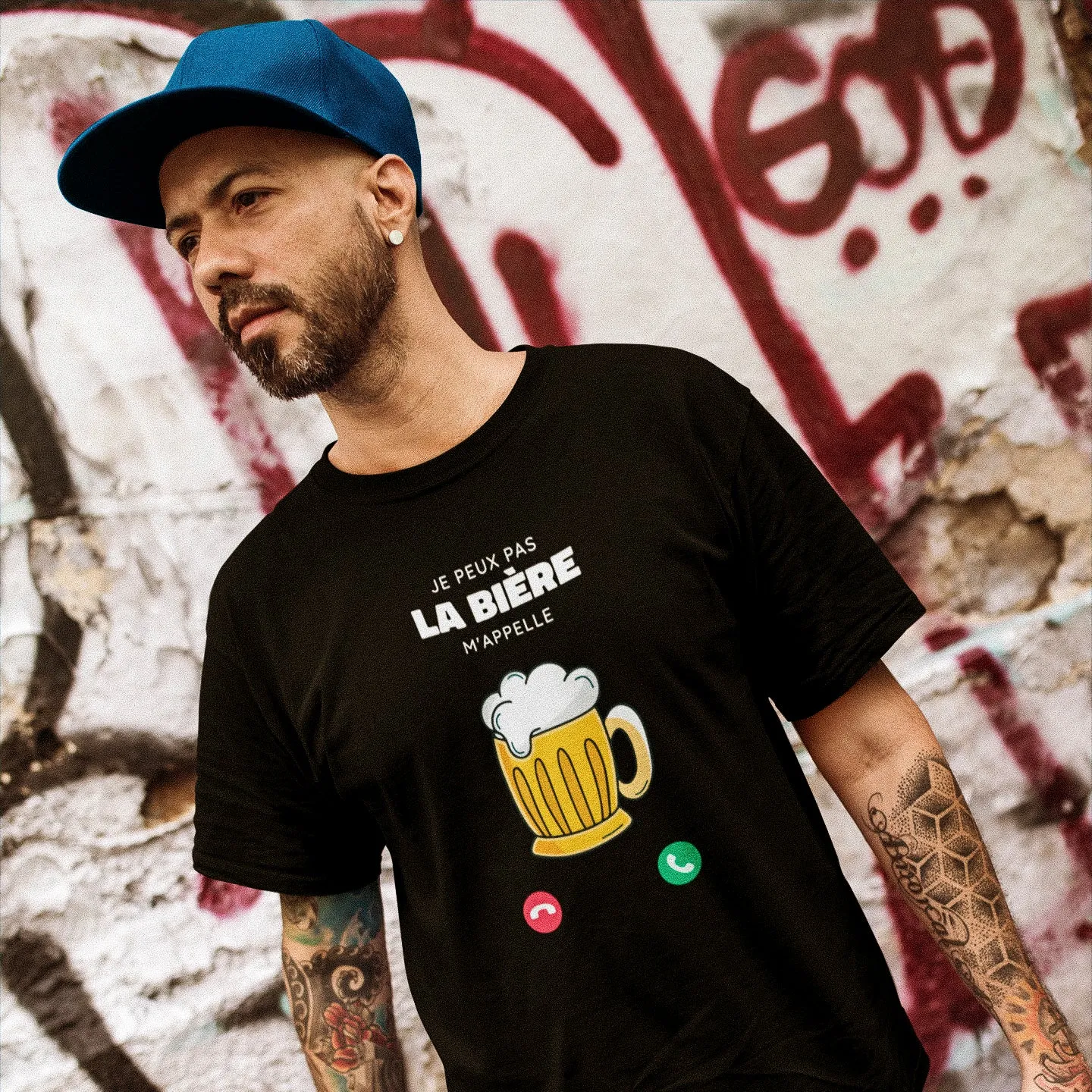 T-shirt - JE PEUX PAS LA BIÈRE M'APPELLE