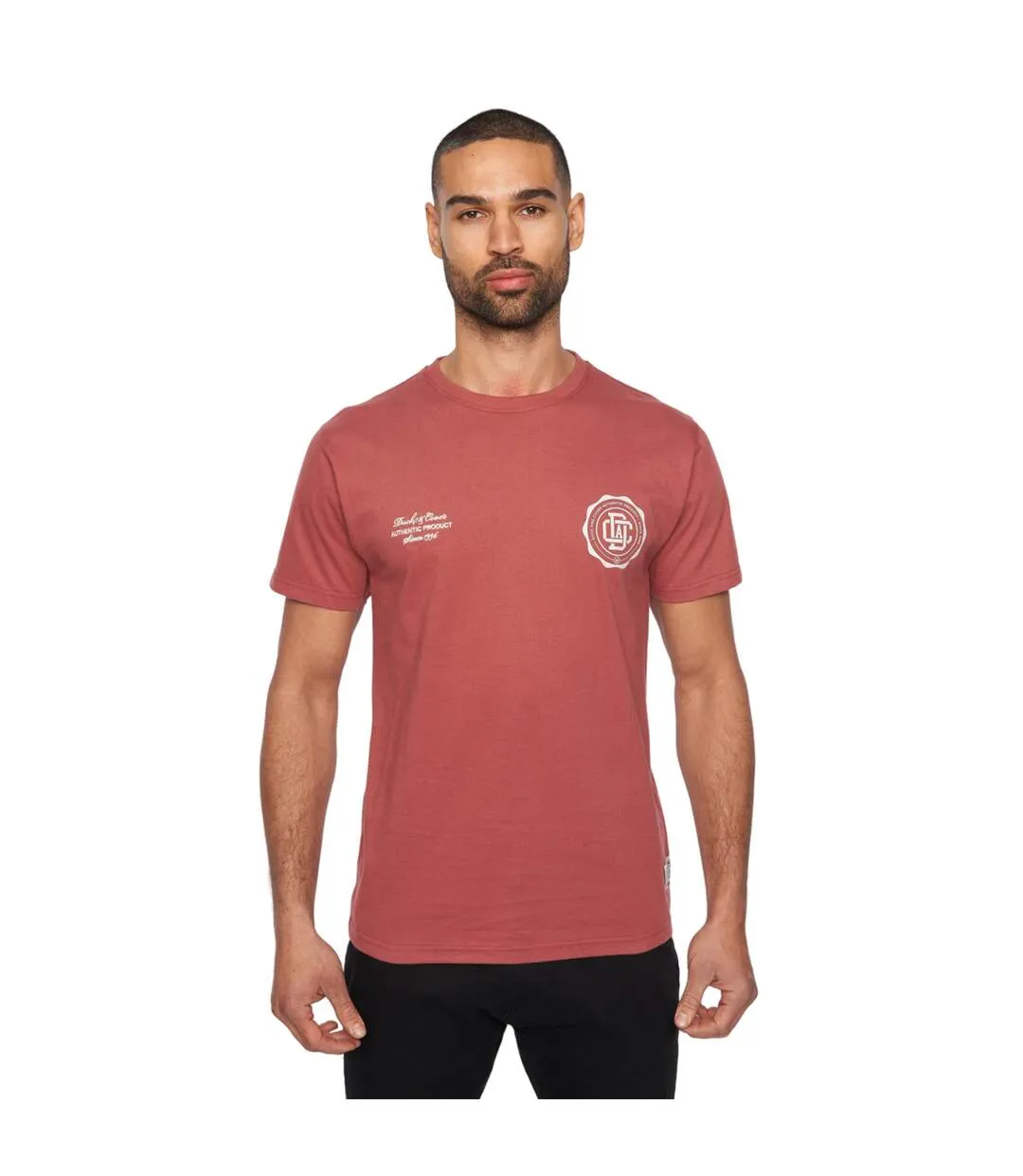 T-shirt keyaan homme rouge Duck and Cover