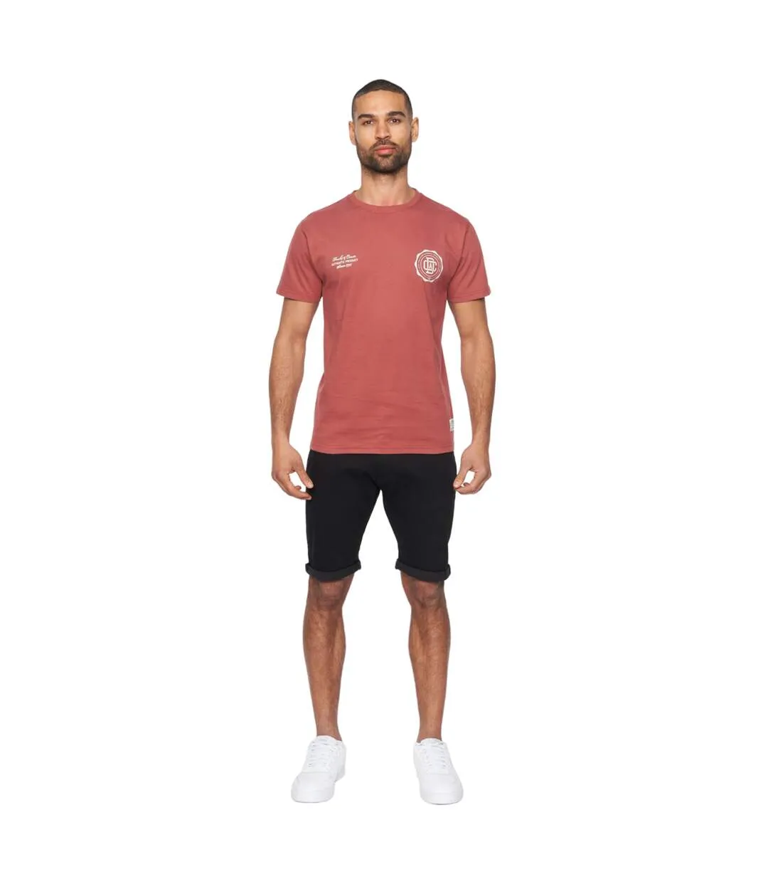 T-shirt keyaan homme rouge Duck and Cover