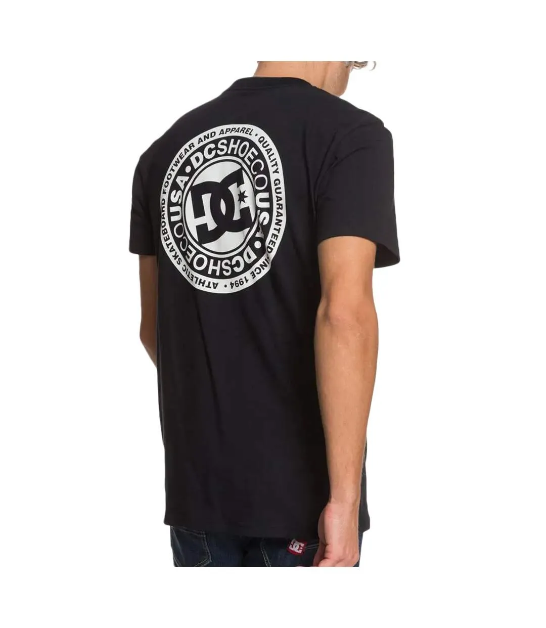 T-shirt Noir Homme DC Shoes Circle Star