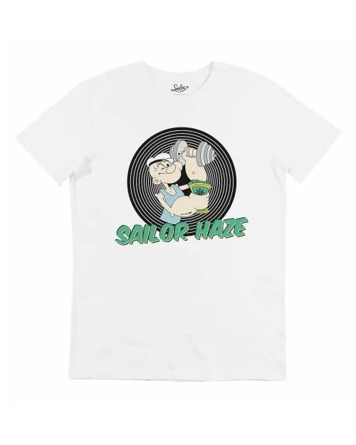 T-shirt Popeye Haze - Tshirt Popeye Cannabis | Grafitee