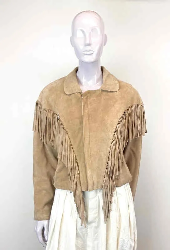 Veste à franges