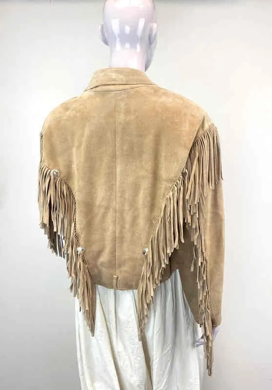 Veste à franges