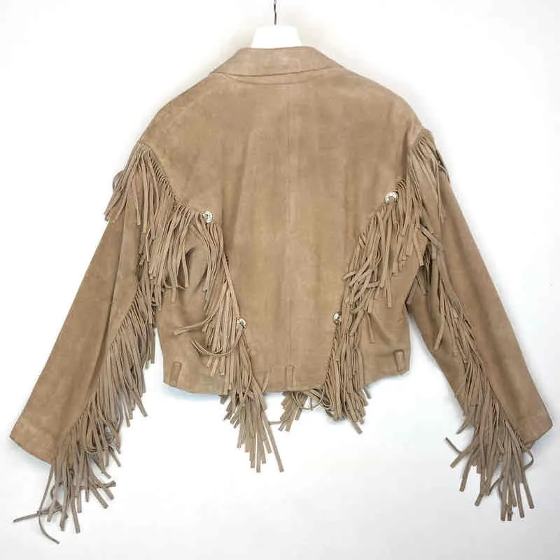 Veste à franges