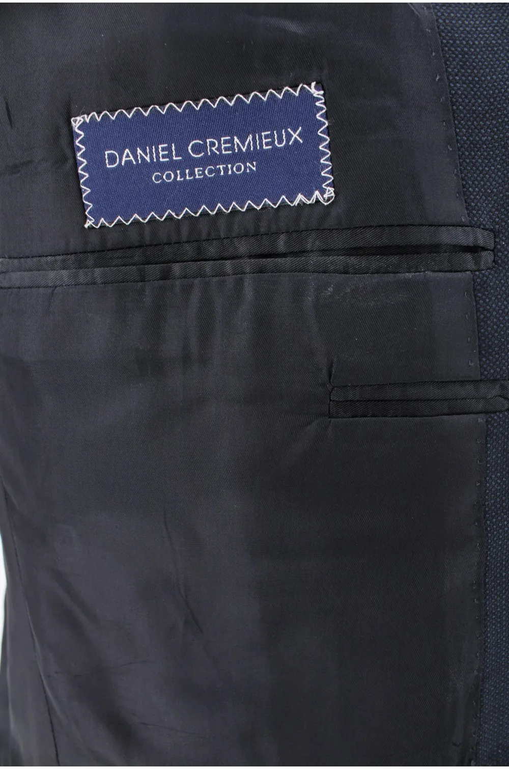 Veste Daniel Crémieux bleu marine / Vêtement occasion vintage friperie