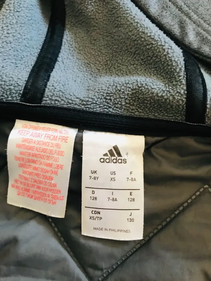 Veste garçon taille 7/8 ans - Adidas - 7 ans  | Beebs