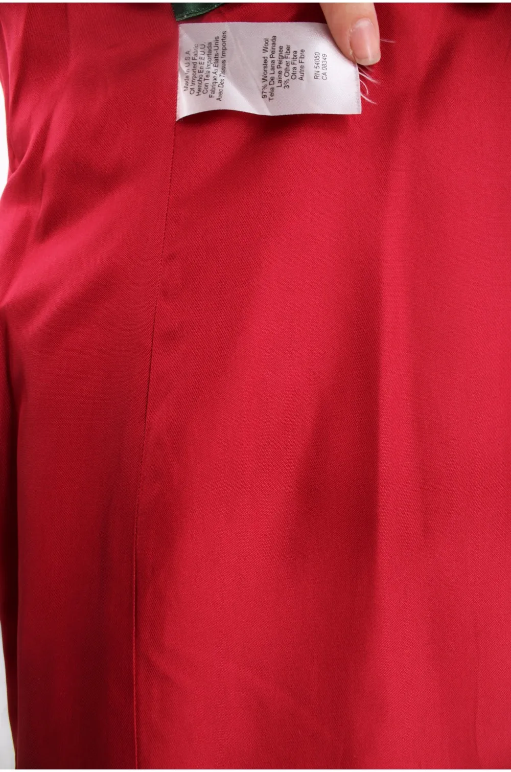 Veste Ralph Lauren femme rouge / Vêtement d'occasion vintage friperie