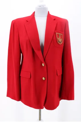 Veste Ralph Lauren femme rouge / Vêtement d'occasion vintage friperie