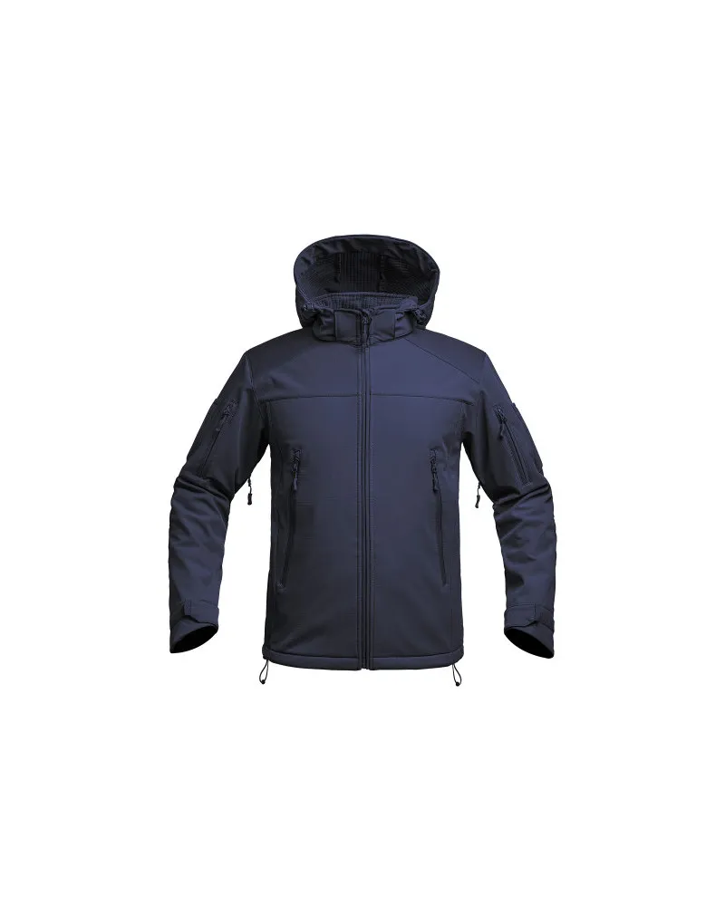 VESTE V2 SOFTSHELL FIGHTER BLEU