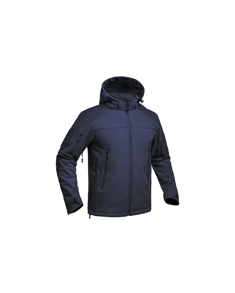 VESTE V2 SOFTSHELL FIGHTER BLEU