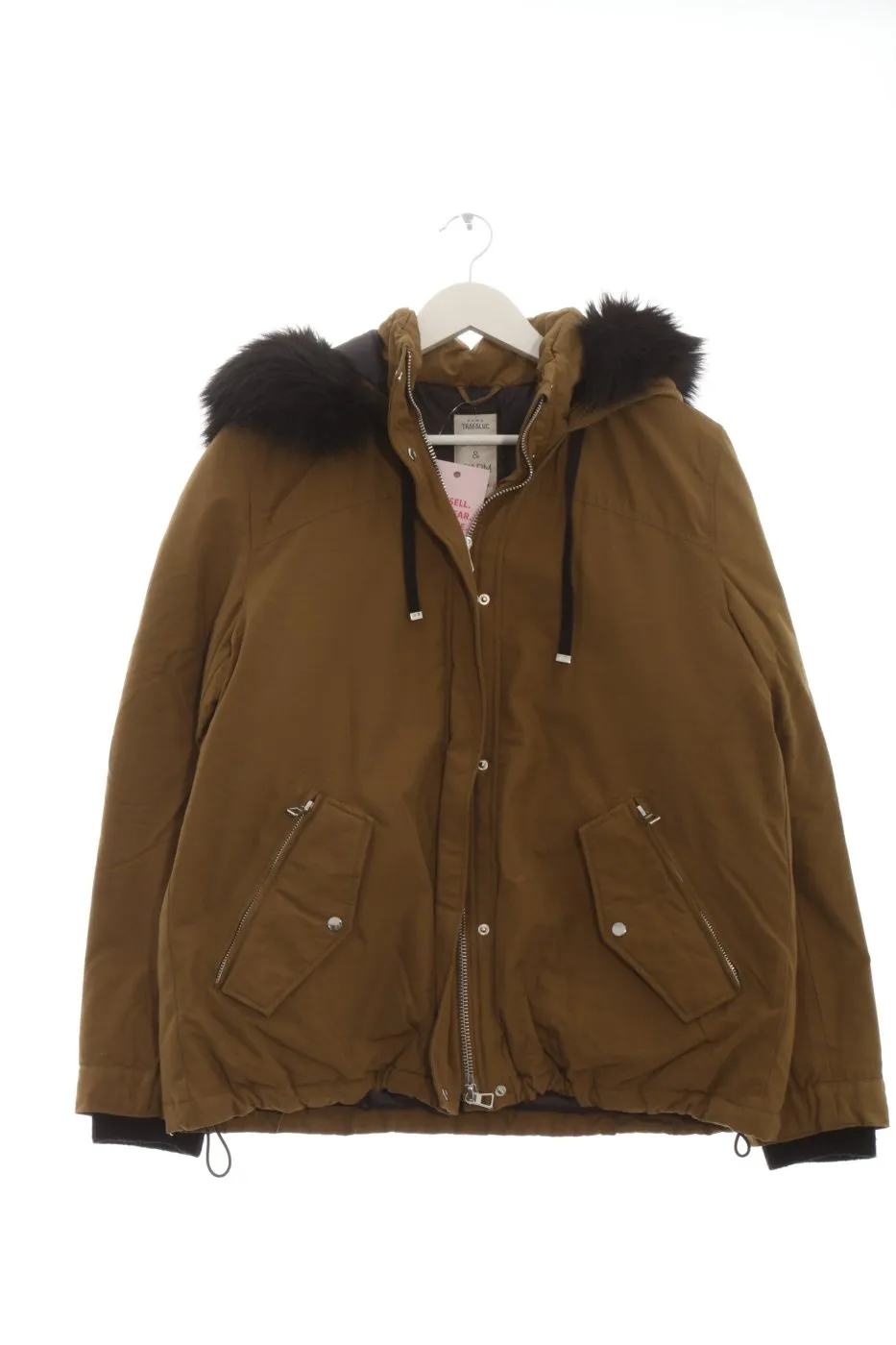 Zara Trafaluc Veste d’hiver brun style décontracté